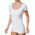 T-shirt Jadea Scollo Ampio Art. 4181 Donna in Cotone Elasticizzato